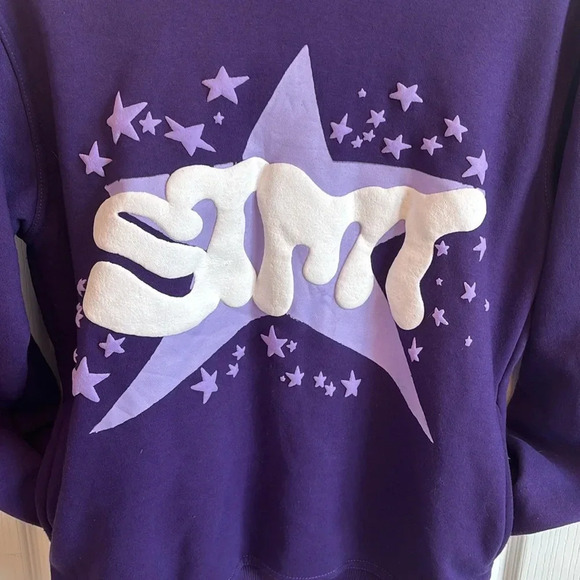 STATEMENT | Purple Y2K Women’s Hoodie - Picture 3 of 6